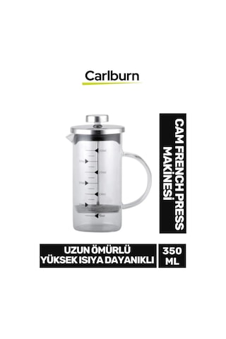 Özel Üretim Isıyı Uzun Süre Koruyan Süzgeçli Bitki Çayı Demliği Filtre Kahve French Press 350 Ml Çok Renkli