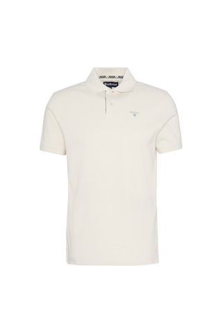 Barbour Tartan Pique Polo Yaka Wh52 Antique White Wh52 Antique White