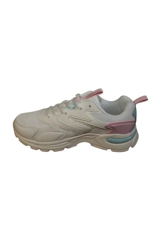 Lumberjack Kadın Beyaz Kalın Taban Memory Foam Sneaker Spor Ayakkabı 001