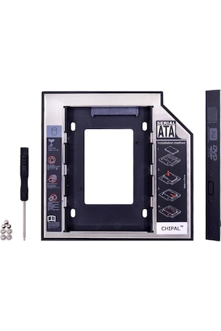 Hdx1755 9.5mm Sata Hdd Harddisk Caddy Kızak Kutu Laptop Ssd Notebook Ikinci Hdd Takma