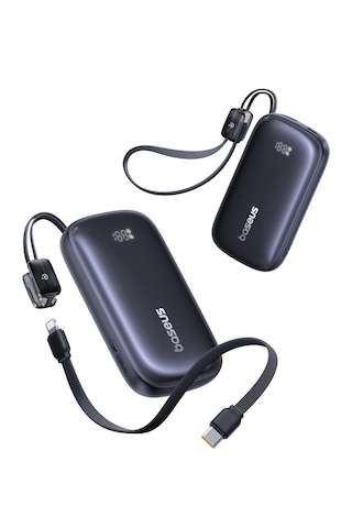 Baseus Enerfill Fc21 Qpow3 Ultra Dijital Göstergeli Powerbank 10.000 Mah 45w - Siyah Siyah