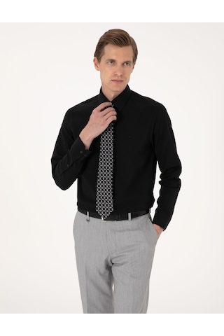Pierre Cardin Erkek Siyah Gömlek Basic 50316742-vr046 Siyah