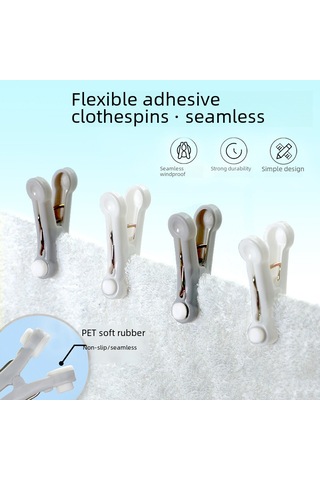 Sarı Tekli Çamaşır Mandalı, Dikişsiz Ve Rüzgar Geçirmez Sarı