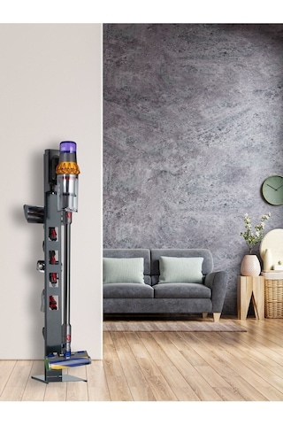 Dyson V15-v12-v11-v10-v8 Uyumlu A Dikey Süpürge Standı Bütün V Serileri