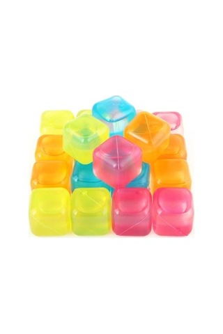 Periboia Serinletici Ve Rengarenk Buz Küpleri 10 Adet Renkli