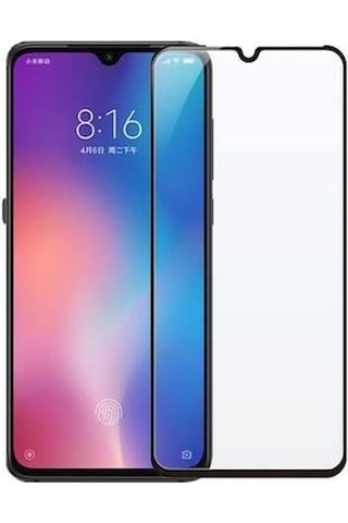 Nano Teknoloji Xioami Mi 8 Lite Siyah Kırılmaz Cam Ekran Koruyucu
