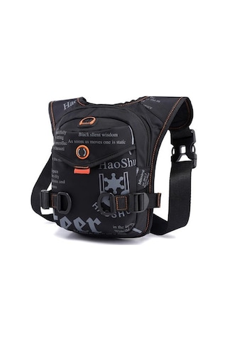 Erkekler İçin Pratik Ve Dayanıklı Motosiklet Seyahat Çantası, Hiking Ve Askeri Kullanıma Uygun Kalça Kemeri Bum Bag Bel Paketi, Fonksiyonel Ve Şık Tasarım Siyah