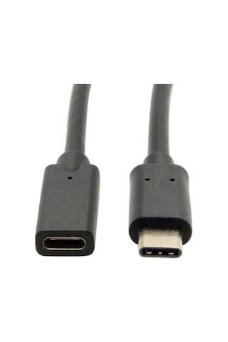 4339 Type C Usb 3.1 Uzatma Kablosu Ekleme Dişi Erkek Uzatıcı Kablosu 50 Cm