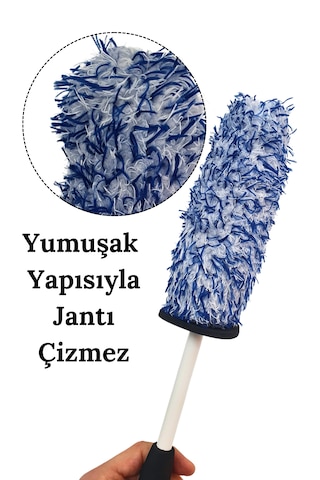 Yumuşak Mikrofiber Jant Temizleme Fırçası Oto Jant Yıkama Fırçası