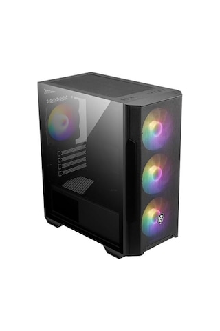 Msı Mag Forge M100r Temperlı Cam Argb 3x120mm 1x120mm Psu Yok Matx Gamıng Kasa