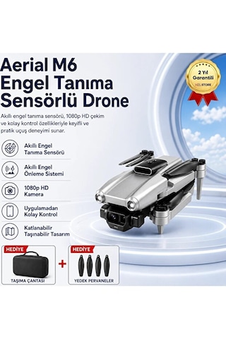 Engel Tanıma Sensörlü 4k Hd Kameralı Katlanabilir Akıllı Drone - Ekranlı Kumanda