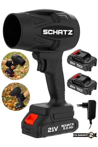 Schatz 21 V Çift Akülü Şarjlı Akülü Jet Fan Üfleyici Toz Üfleyici Mangal Yakma Araç Kurutma Makinesi S112