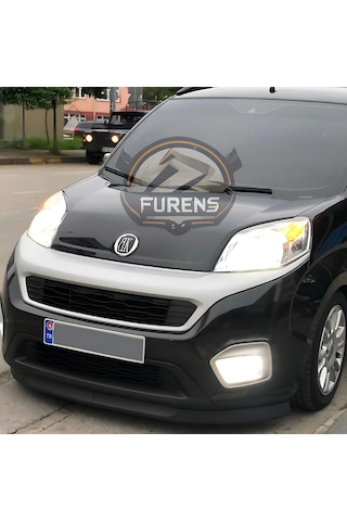 Fiat Fiorino 2008-2023 Uyumlu H Lip Esnek Ön Lip 2 Parça Karlık Ön Ek Tampon Altı Dill