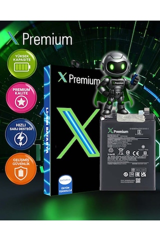 Xpremium Xiaomi Redmi 13 Pro Plus 5g Bm5u Batarya 5000 Mah Süper Yüksek Kapasiteli Güçlendirilmiş Pil