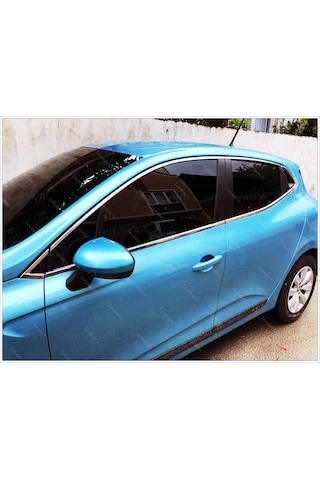 Renault Clio 5 Hb Krom Cam Çerçevesi 12 Prç 2020 Üzeri P.Çelik