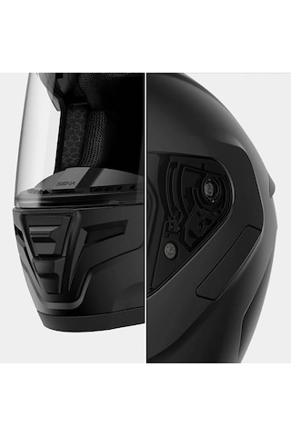 Sena Phantom Interkom Hazırlıklı Motosiklet Kask Mat Siyah