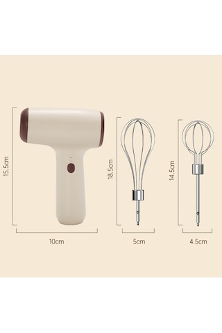 Dancemonkey Cbtx Mini El Tipi Mikser, 5 Vites, Haki Renk Kablosuz, Tek Çubuk Çok Renkli