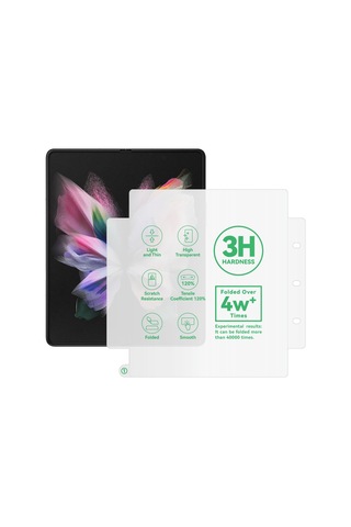 Samsung Uyumlu Galaxy Z Fold 2 Zore Hizalama Aparatlı S-fit Body Ekran Koruyucu