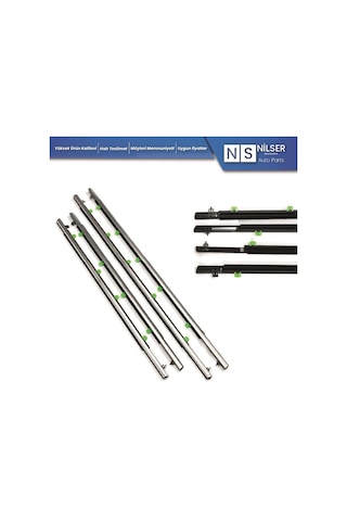 Honda Crv Çıta Cam Sıyırıcı Fitil Takım 4 KAPI (NİKELAJ) 2007-2011