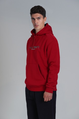 Lufian Erkek Brave Sweatshirt 112030152 Kırmızı Kırmızı