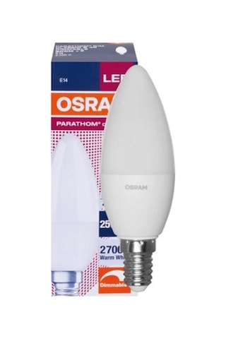 Osram Parathom 5W 40W Dim Led Mum Ampul Sarı 2700K E14
