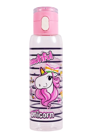 Herevin 161417-818 Askılı Desenli Opak Desenli Matara 500 Ml Pembe
