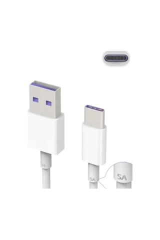 Huawei Super Charge Type-C 5 Amper Usb Kablo Adaptör