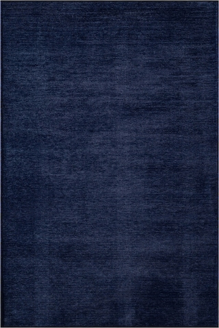 Valerıa Vlr01n Lacivert Dekoratif Şönil Kilim Modern Desen Yıkanabilir Yumuşak Kaymaz Taban Halı