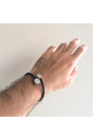Ferizz 316l Çelik Siyah Erkek Bileklik Eblk-364