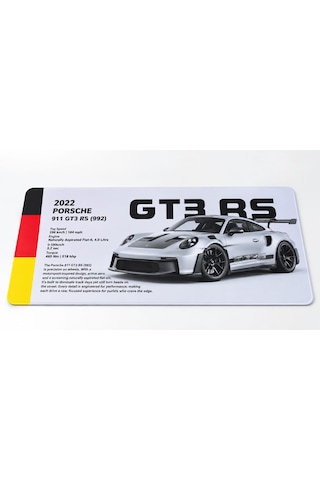 Razador Gt3 Rs Motorsport Edition 90x40 Cm Xxl Gaming Profesyonel 1. Sınıf Oyuncu Mouse Pad Kaymaz Taban 4 Mm Mousepad