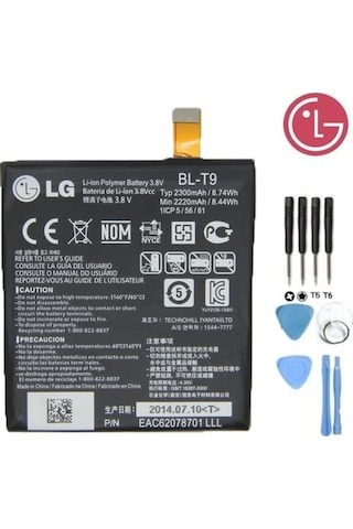 LG Uyumlu Google Nexus 5 D820 D821 Pil Batarya ve Tamir Seti Bl-T9