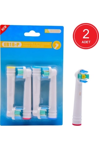Kyver 3D White Oral-B Uyumlu Diş Fırçası Yedek Başlığı 2 x 4'lü