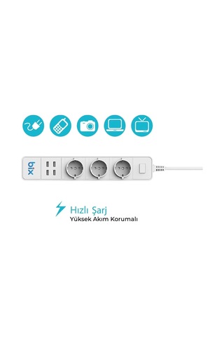 Vtn Bp-01 Wifi Yüksek Akım Korumalı Hızlı Şarj Özellikli Akıllı Priz