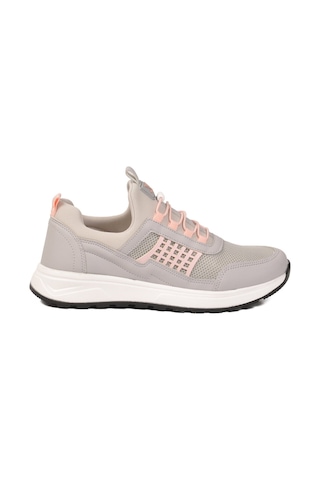 Walkway Buz Pudra Fileli Hafif Esnek Kilit Bağcıklı Unisex Spor Ayakkabı Motano G Buz-pudra