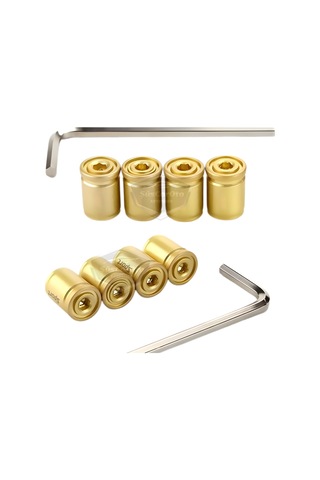 Kilitlemeli Sibop Kapağı Alyanlı Sibop Kapağı Araba Motosiklet Bisiklet Metal Sıkmalı Gold Altın 4 Lü Set 00 Şüscaroto Aksesuar