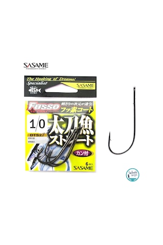 Sasame Fusso Dts22 Tc Coat Tırnaklı Halkalı Iğne 1/0 (6Ad)