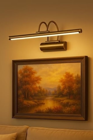 Flüt Duvar Apliği 35cm 6w Led 3200k Gün Işığı Banyo Ayna Resim Tablo Çerçeve Üstü Dekoratif Aydınlatma Lamba Genel