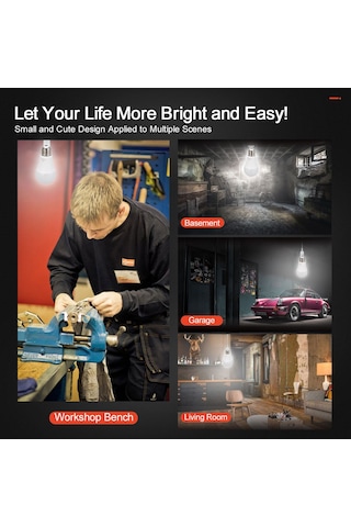 Reedark 12w Led A Ampulü, 6500k Beyaz Işık, 15 Led Işık Kaynağı, E26/e27 Uç, 160-265v, Plastiği Kaplı Alüminyum Gövde, Ev Ve Mağaza Aydınlatması İçin