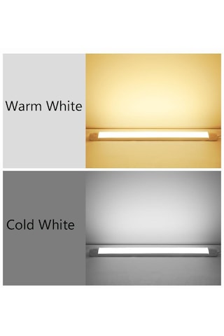 18 Watt Led Yatay Bant Armatür 60 Cm Beyaz Işık 10 Adet Beyaz
