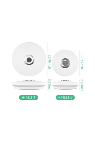 Led Plafonyer Bt Hoparlörlü Led Müzik Tavan Lambası App Kontrolü Çok Renkli