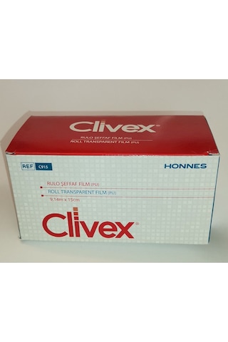 Clivexşeffaf Film 9,14x15 Şeffaf Su Geçirmez Rulo Yara Bandı Banyo Bandı