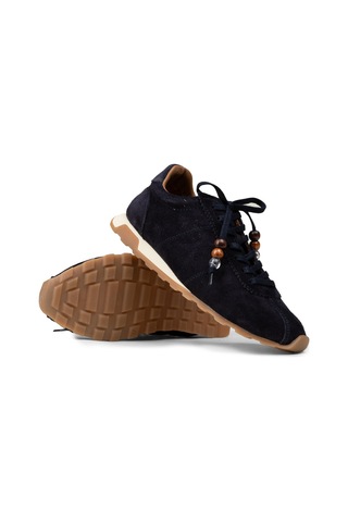 Deery Kadın Hakiki Süet Lacivert Sneaker Ayakkabı - M5129zlcvc01 Lacivert