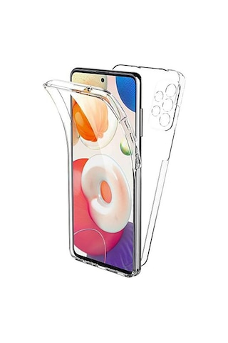 Teknomoda Samsung Uyumlu Galaxy A23 360 Kilif Seffaf Ön Arka Korumali Silikon 566010312