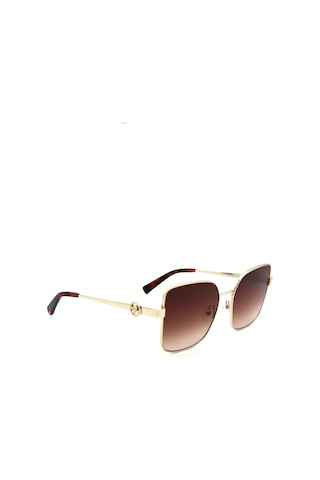 Longchamp Lo 181s 727 Kadın Güneş Gözlüğü Altın