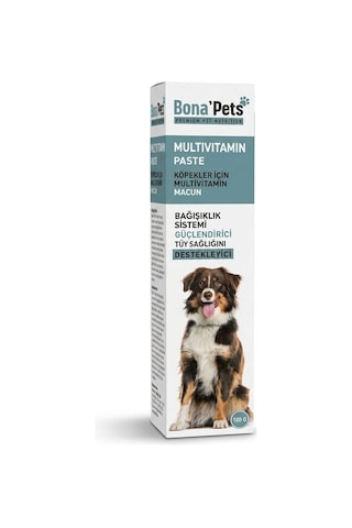 Bona Pets Köpekler Için Bağışıklık Sistemi Güçlendirici Multivitamin Paste 100mg