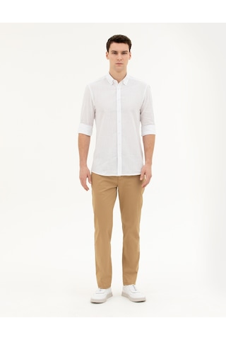 Pierre Cardin Erkek Camel Kanvas / Chino Pantolon 50288510-vr015 Camel