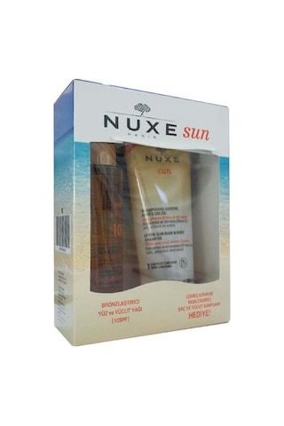 Nuxe Yüz Ve Vücut İçin SPF10+ Bronzlaştırıcı Güneş Yağı 150 ML