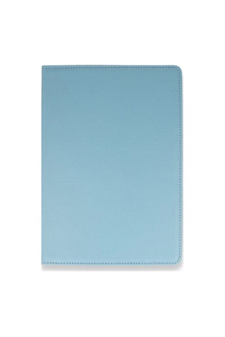 Apple Uyumlu İpad Mini 6 Kılıf 360 Tablet Deri Kılıf - Turkuaz Bant