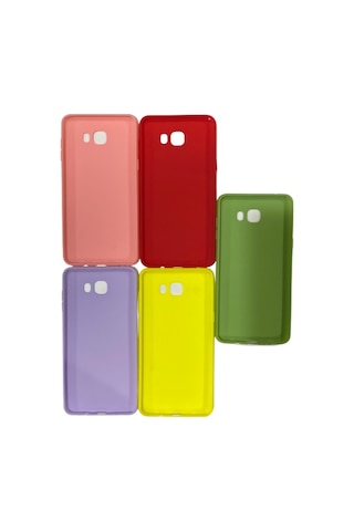 Samsung Galaxy Uyumlu C9 C9 Pro Renkli Ince Silikon Kilif 524388396
