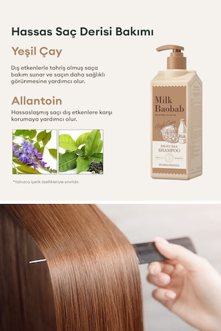 Kuru Saçlara Özel Yoğun Nemlendirici Şampuan Mılk Baobab High Cera Shampoo Pear&freesia